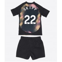 Leicester City Oliver Skipp #22 Replica Away Minikit 2024-25 Short Sleeve (+ pants)